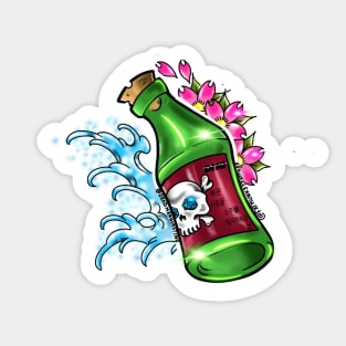 Dead Men Questing Brand Soju Sticker